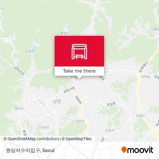 원당저수지입구 map