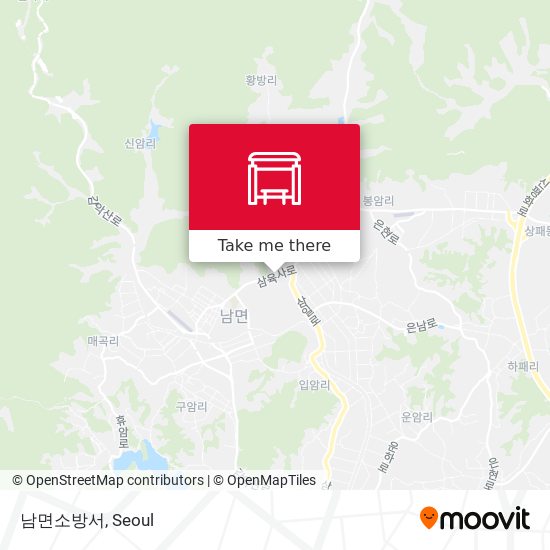 남면소방서 map