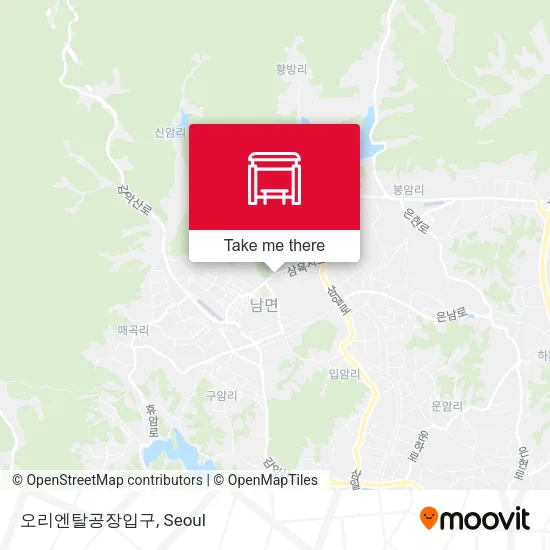 오리엔탈공장입구 map