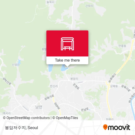 봉암저수지 map