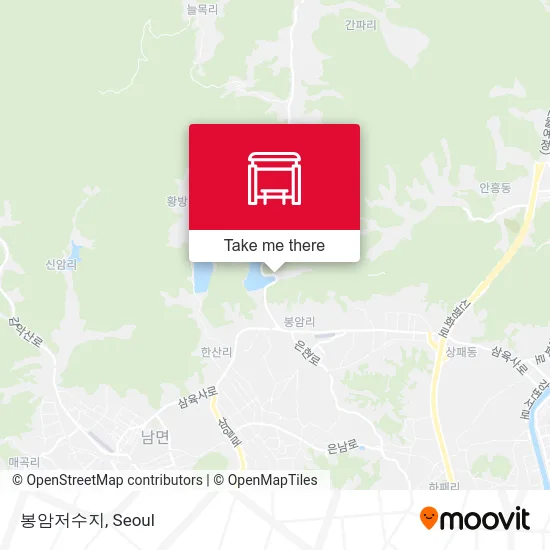 봉암저수지 map