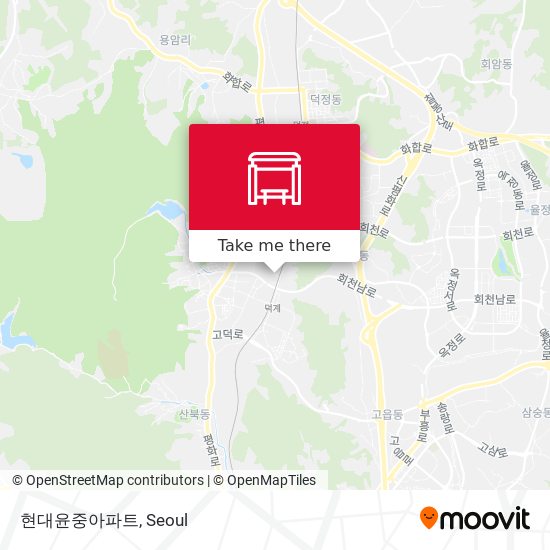 현대윤중아파트 map