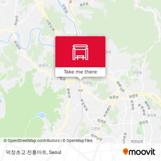 덕정초교.진흥마트 map