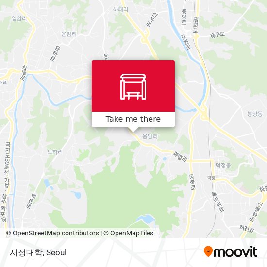 서정대학 map