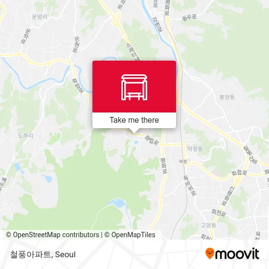 철풍아파트 map