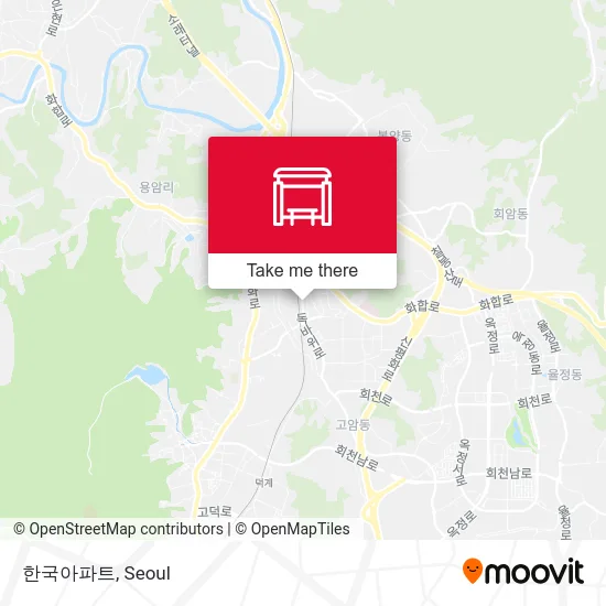 한국아파트 map