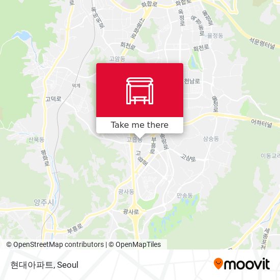 현대아파트 map