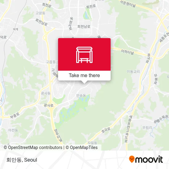 회만동 map