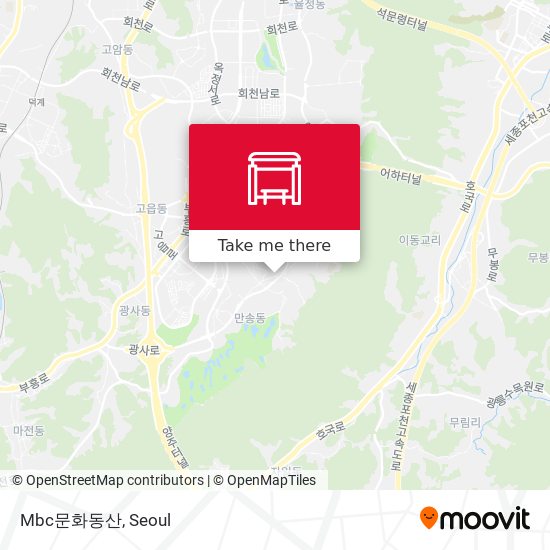 Mbc문화동산 map