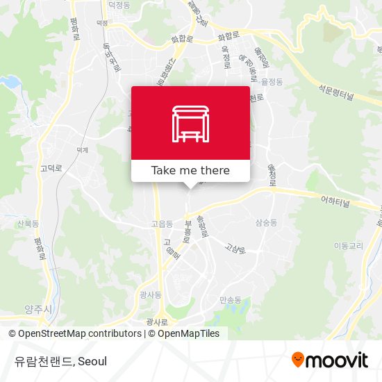 유람천랜드 map