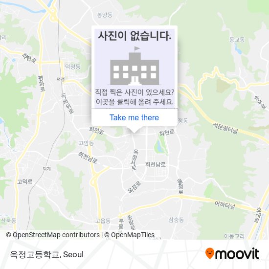 옥정고등학교 map