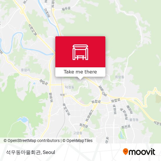 석우동마을회관 map