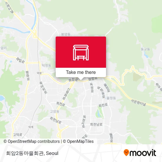 회암2동마을회관 map