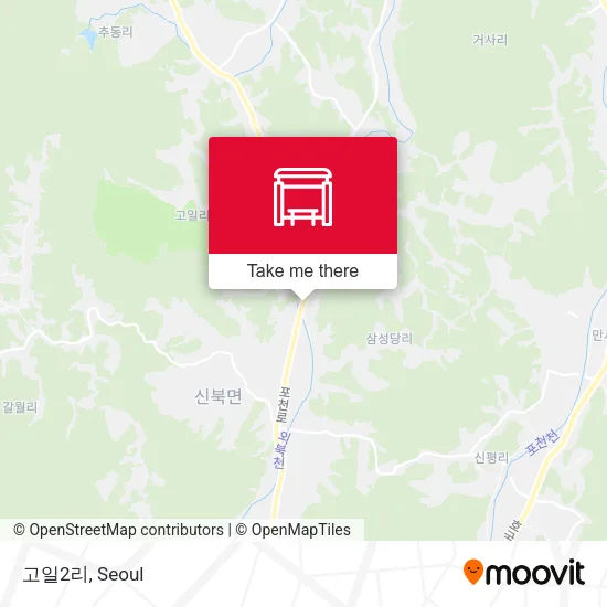 고일2리 map