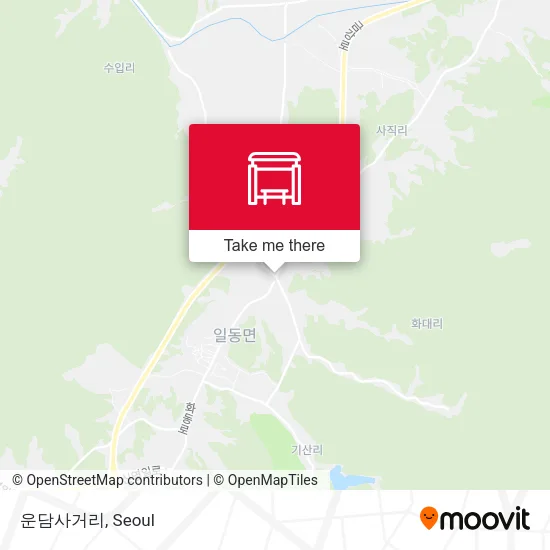 운담사거리 map