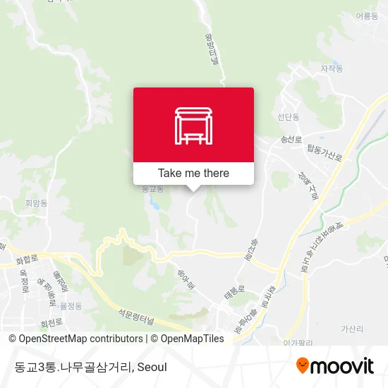 동교3통.나무골삼거리 map
