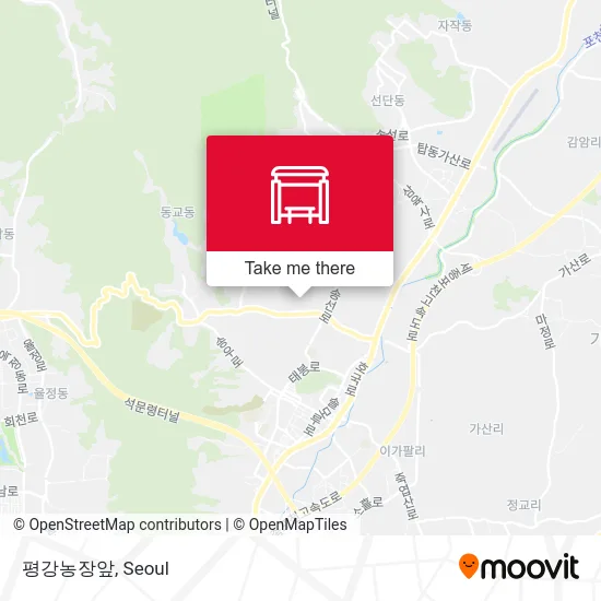 평강농장앞 map