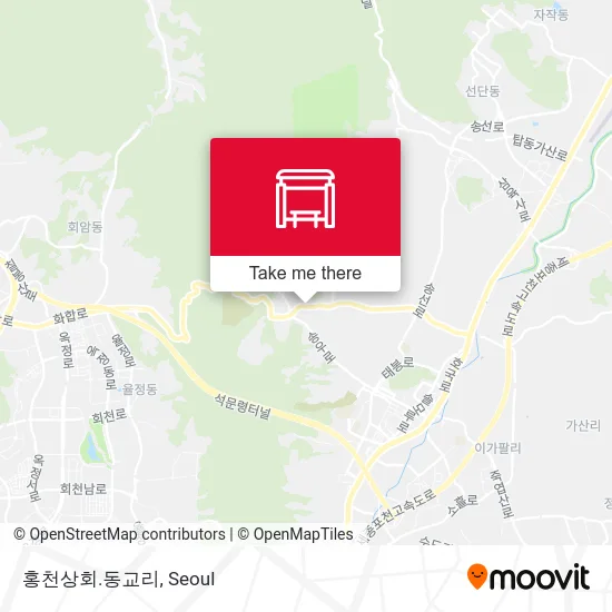 홍천상회.동교리 map