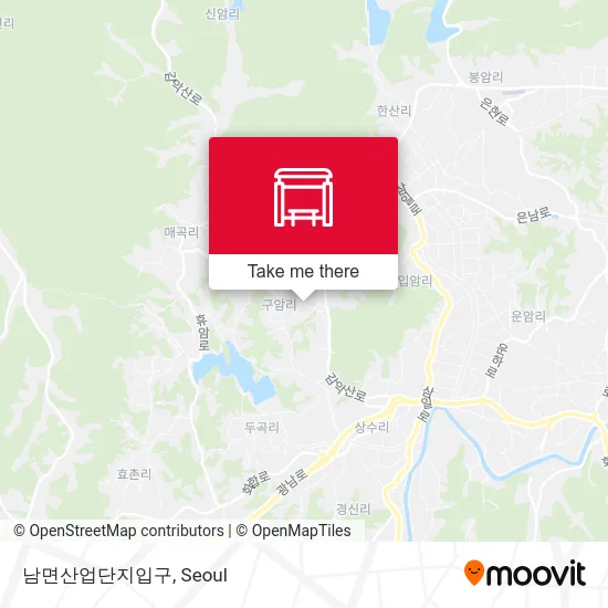 남면산업단지입구 map