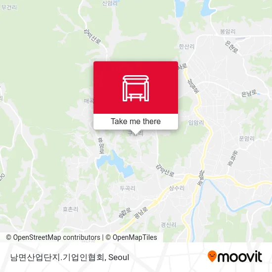 남면산업단지.기업인협회 map