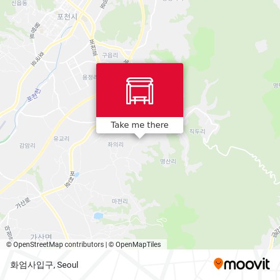 화엄사입구 map