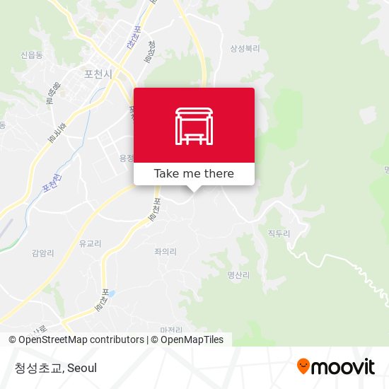 청성초교 map