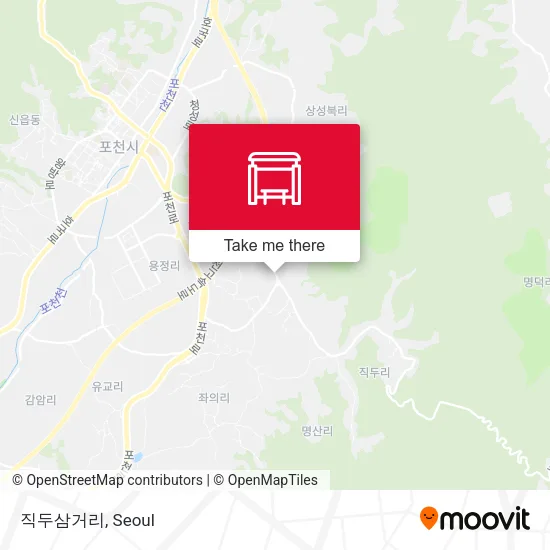 직두삼거리 map