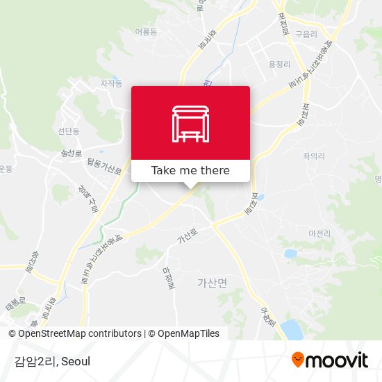 감암2리 map