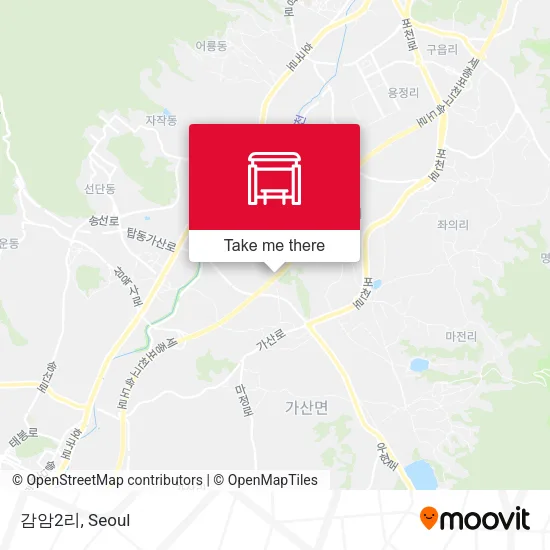 감암2리 map