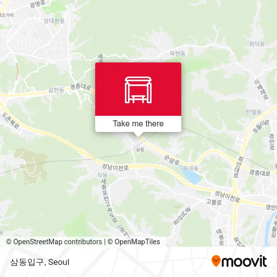 삼동입구 map