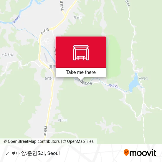 기보대앞.운천5리 map