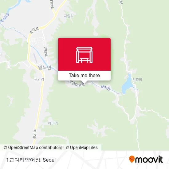 1교다리양어장 map