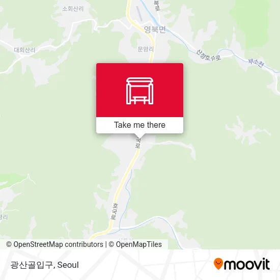 광산골입구 map