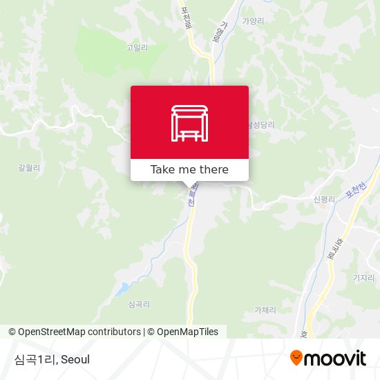 심곡1리 map