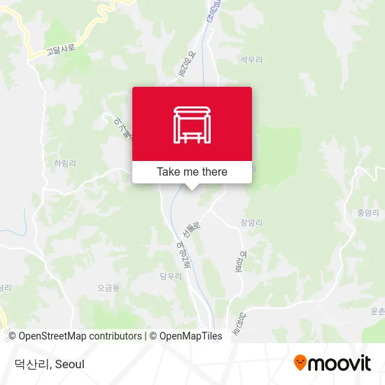 덕산리 map