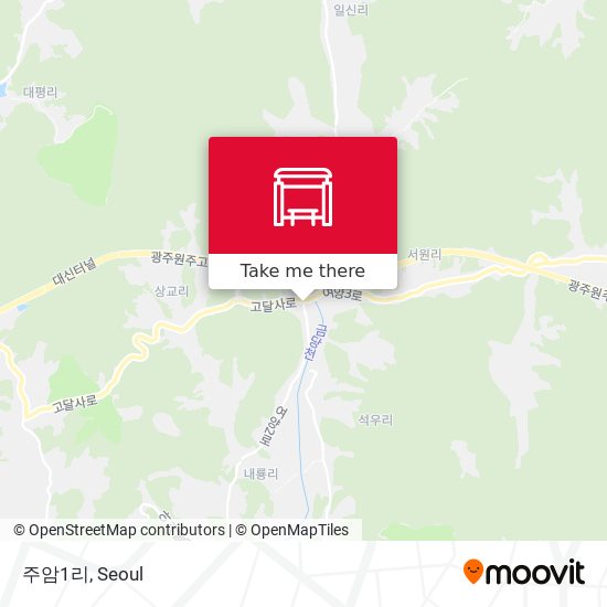주암1리 map