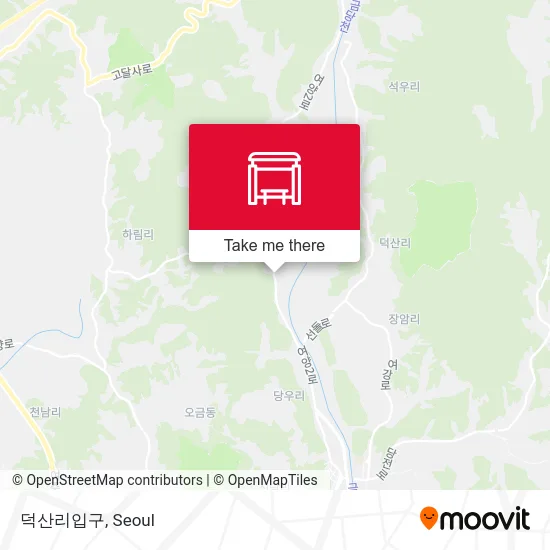 덕산리입구 map