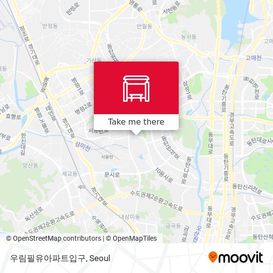 우림필유아파트입구 map