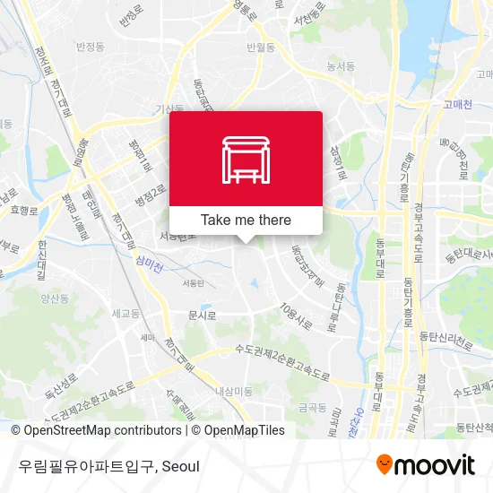우림필유아파트입구 map