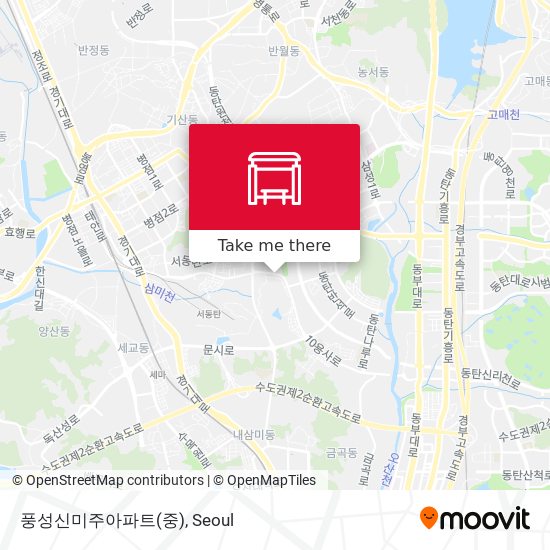 풍성신미주아파트(중) map