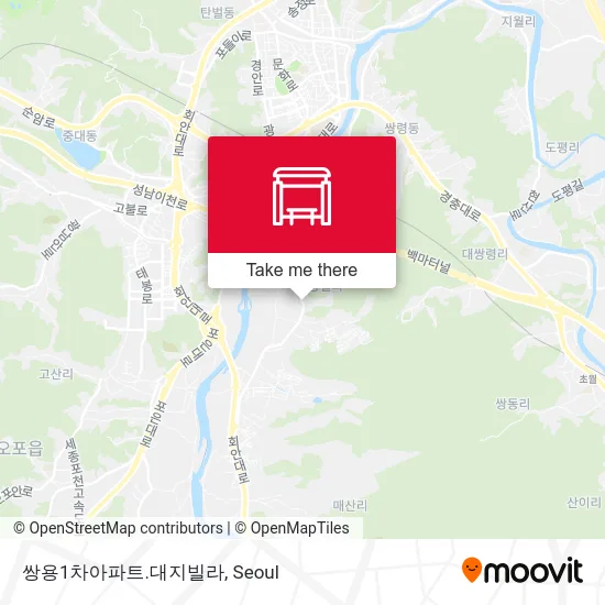 쌍용1차아파트.대지빌라 map