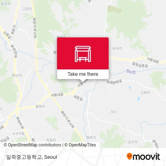 일죽중고등학교 map