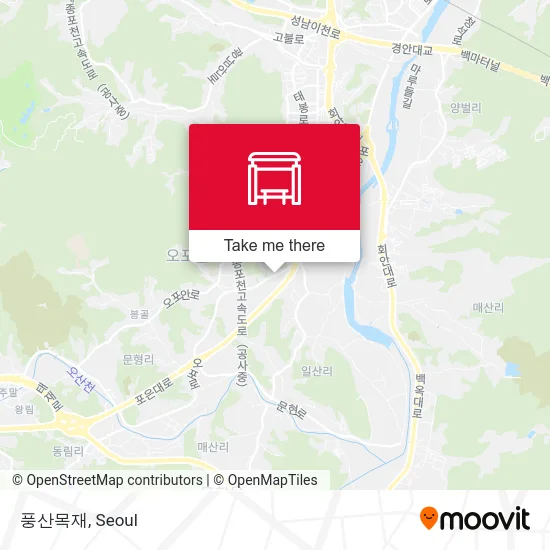 풍산목재 map