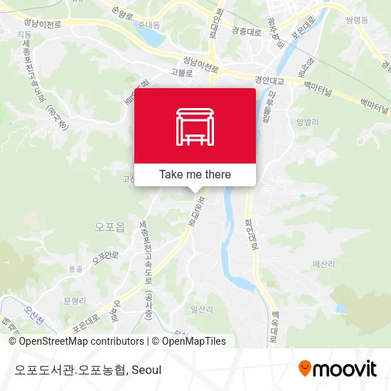 오포도서관.오포농협 map