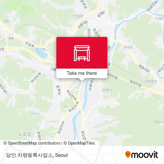 담안.차량등록사업소 map