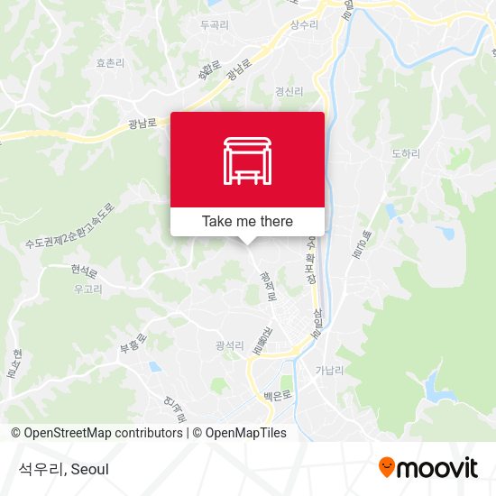 석우리 map