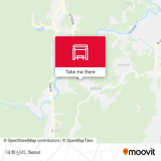 대회산리 map