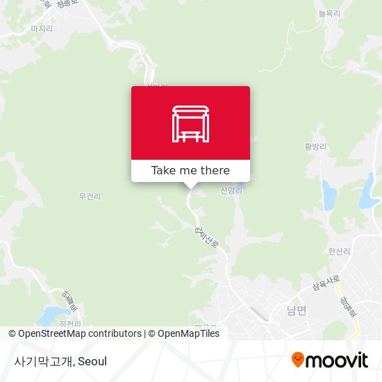 사기막고개 map
