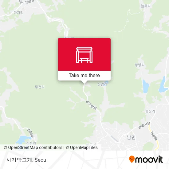 사기막고개 map