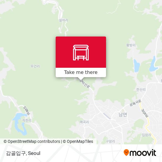 감골입구 map